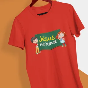 T-Shirt -"JESUS m'aime"- Jelotia
