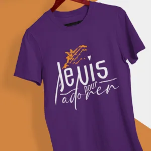T-shirt - "Je vis pour l'adorer"-Jelotia