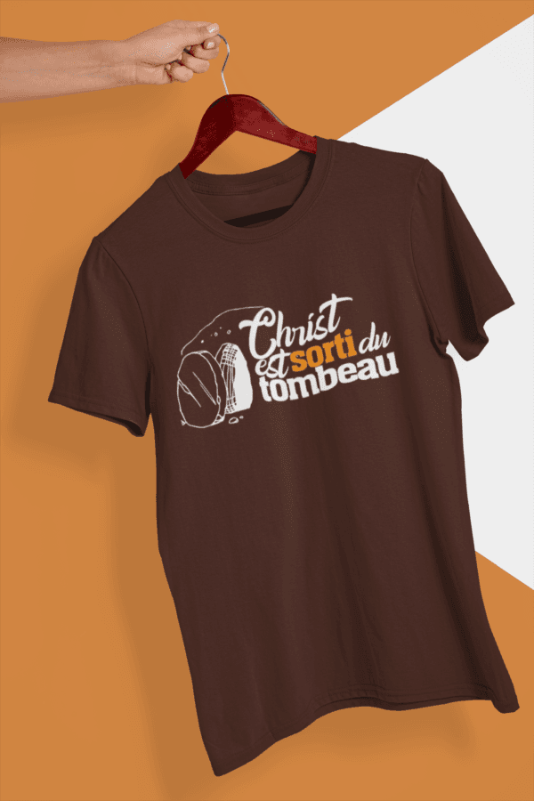 T-shirt - "Christ est sorti du tombeau" - Jelotia