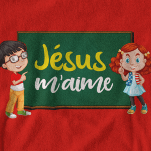 T-Shirt -"JESUS m'aime"- Jelotia