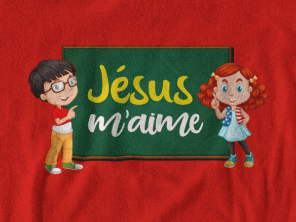 T-Shirt -"JESUS m'aime"- Jelotia