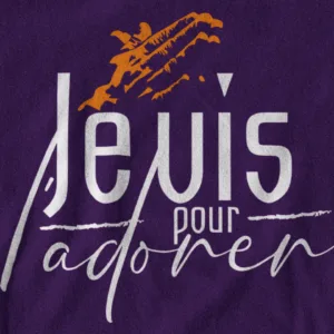 T-shirt - "Je vis pour l'adorer"-Jelotia